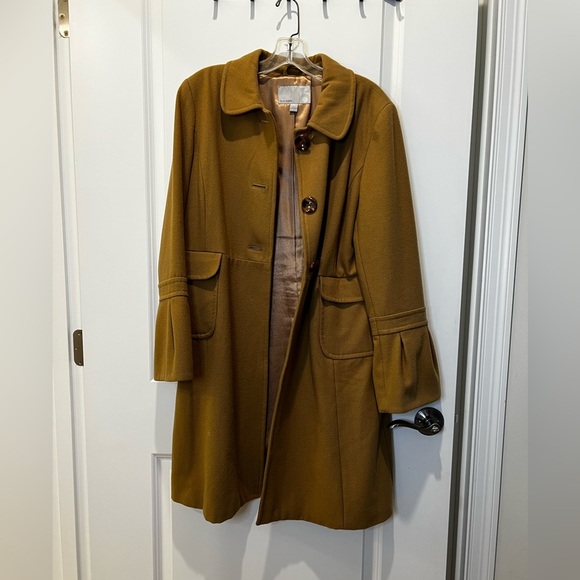 Old Navy Women’s Tan Peacoat Size Large - Picture 1 of 10